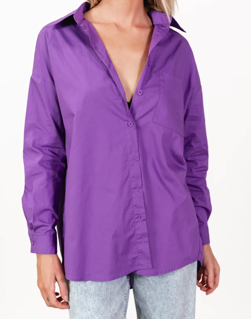 Into Fashion Tops Charlotte Shirt (Purple) 2 Into Fashion Tops Charlotte Shirt (Purple)