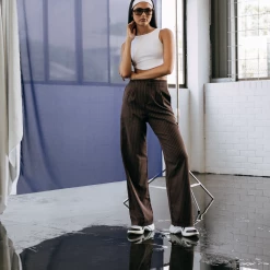 Charcoal Clothing Calabasas Pants (Brown) New Arrivals