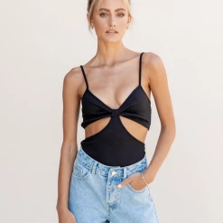 Into Zoeigh Bodysuit (Black)
