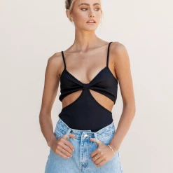 Into Zoeigh Bodysuit (Black)