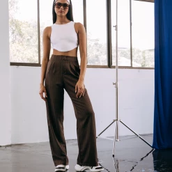 Charcoal Clothing Calabasas Pants (Brown) New Arrivals