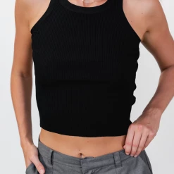 Thanne Cassidy Tank Top (Black) Tops