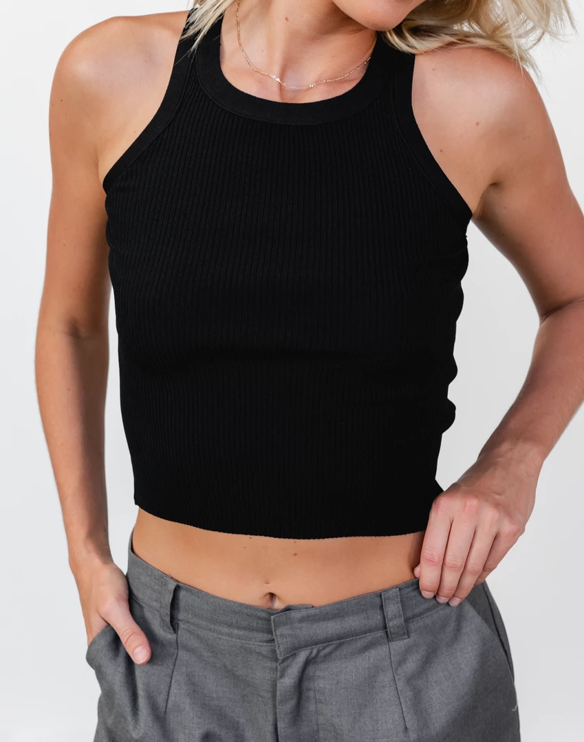 Thanne Cassidy Tank Top (Black) Tops 2 Thanne Cassidy Tank Top (Black) Tops