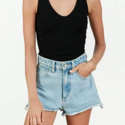 Luvalot McKenna Bodysuit (Black) Tops