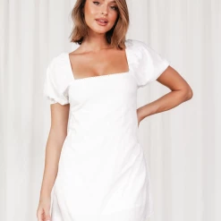 Into Fashion Dresses Alondra Mini Dress (White) 12 Into Fashion Dresses Alondra Mini Dress (White)