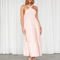 Mint Vanilla Sydnee Midi Dress (Rust)