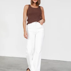 Pink Diamond Elliot Tank (Chocolate) New Arrivals