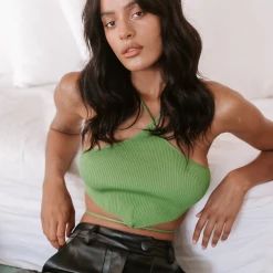 My Girl Tops Piper Crop Top (Green) 12 My Girl Tops Piper Crop Top (Green)