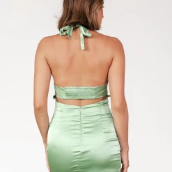 Luvalot Amica Mini Dress (Green) Dresses