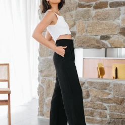 Charcoal Clothing New Girl Pants (Black) Bottoms