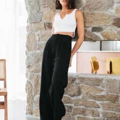 Charcoal Clothing New Girl Pants (Black) Bottoms