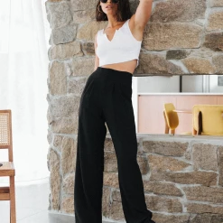 Charcoal Clothing New Girl Pants (Black) Bottoms