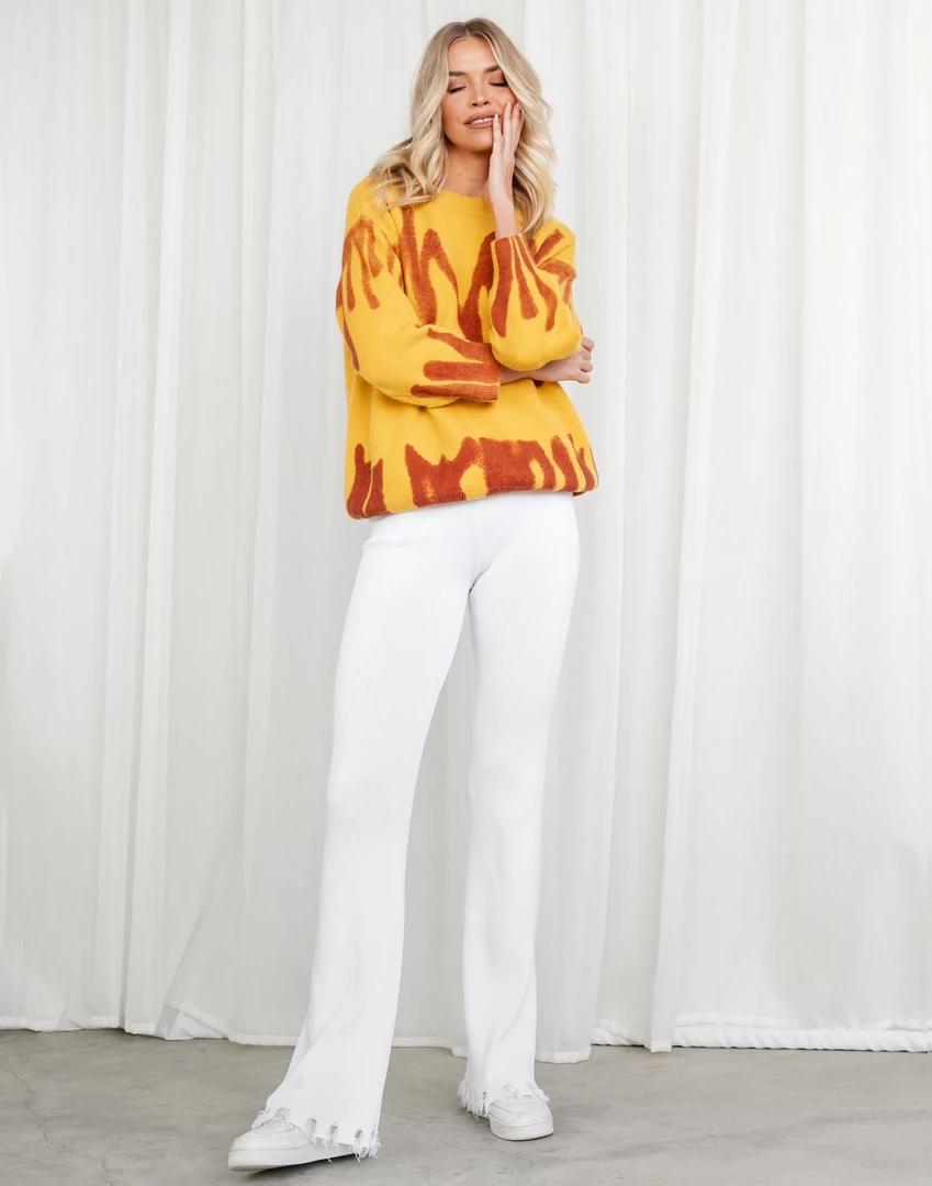 Charcoal PD Tops Ashtyn Knit Jumper (Mustard) 7 Charcoal PD Tops Ashtyn Knit Jumper (Mustard)