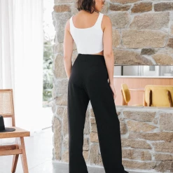 Charcoal Clothing New Girl Pants (Black) Bottoms