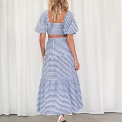 Thanne Sets + Co-ords Noha Maxi Skirt (Navy)