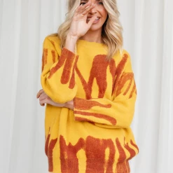 Charcoal PD Tops Ashtyn Knit Jumper (Mustard) 13 Charcoal PD Tops Ashtyn Knit Jumper (Mustard)