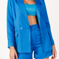 Pink Diamond Sets + Co-ords Dayanna Blazer (Blue)