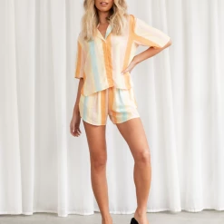 Thanne Sets + Co-ords Afternoon Sun Shirt (Yellow Stripe)