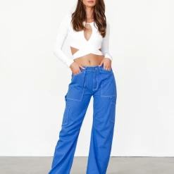 Alive Girl Kimberly Crop Top (White)