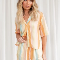 Thanne Sets + Co-ords Afternoon Sun Shirt (Yellow Stripe) 10 Thanne Sets + Co-ords Afternoon Sun Shirt (Yellow Stripe)