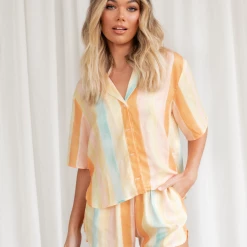 Thanne Sets + Co-ords Afternoon Sun Shirt (Yellow Stripe) 11 Thanne Sets + Co-ords Afternoon Sun Shirt (Yellow Stripe)