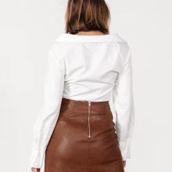 Style State Kinsley Mini Skirt (Brown) Bottoms 8 Style State Kinsley Mini Skirt (Brown) Bottoms