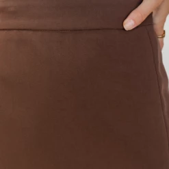 Winnie & Co Tahlia Mini Skirt (Brown)
