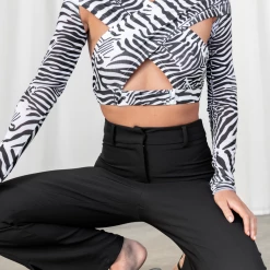 The Ritz Mesh Crop Top - By Lioness