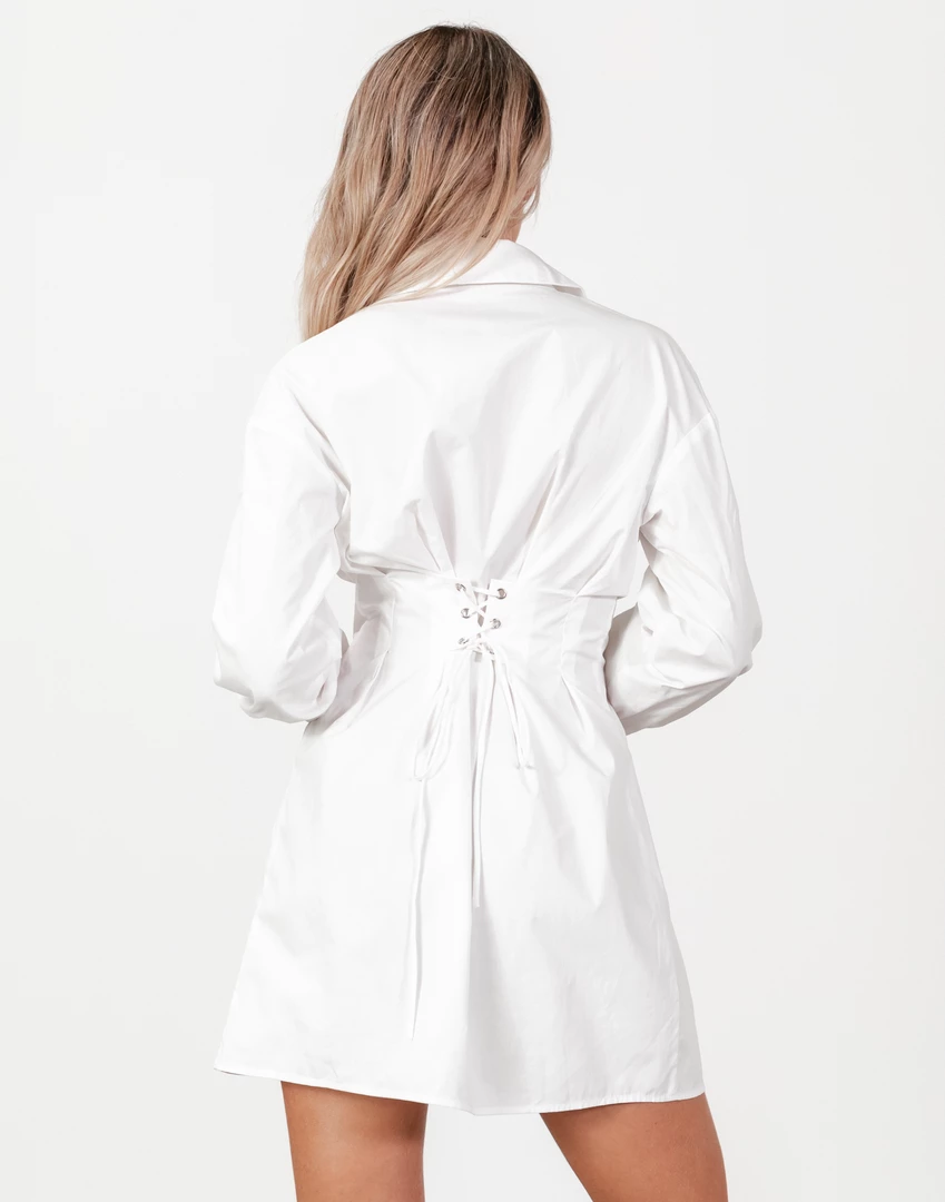 Ruby Sees Marlowe Mini Dress (White) Dresses 2 Ruby Sees Marlowe Mini Dress (White) Dresses