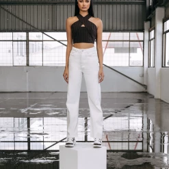 Charcoal Clothing New Arrivals Mali Jeans (White)