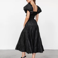 Pink Diamond Hayley Midi Dress (Black)
