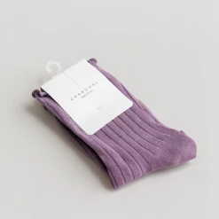 Charcoal Clothing Daisy Socks (Purple)