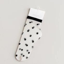 Charcoal Clothing Avri Socks (Black/White) Charcoal Exclusives