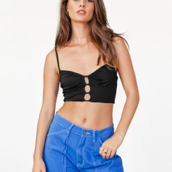 Alive Girl Teagan Crop Top (Black) Tops 9 Alive Girl Teagan Crop Top (Black) Tops