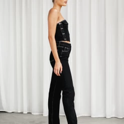 Alabama Jeans (Black) - By Lioness Sets + Co-ords