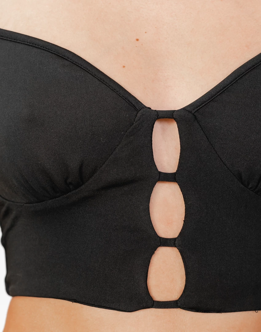 Alive Girl Teagan Crop Top (Black) Tops 6 Alive Girl Teagan Crop Top (Black) Tops