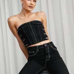Heavy Metal Tube Top (Black) - By Lioness Sets + Co-ords 16 Heavy Metal Tube Top (Black) - By Lioness Sets + Co-ords