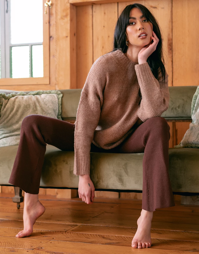 White Closet Carefree Knit Jumper (Brown) Jumpers & Cardigans 8 White Closet Carefree Knit Jumper (Brown) Jumpers & Cardigans