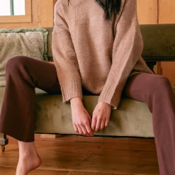 White Closet Carefree Knit Jumper (Brown) Jumpers & Cardigans 12 White Closet Carefree Knit Jumper (Brown) Jumpers & Cardigans