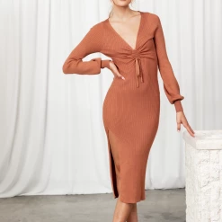 My Girl Lana Midi Dress (Rust) Dresses 12 My Girl Lana Midi Dress (Rust) Dresses