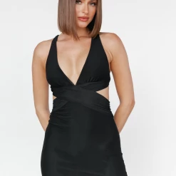 Sweet Acciacia Xander Mini Dress (Black) New Arrivals