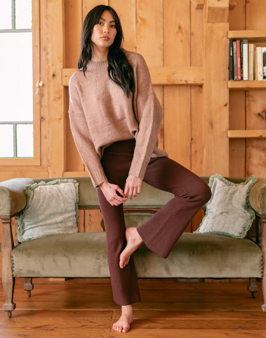 White Closet Carefree Knit Jumper (Brown) Jumpers & Cardigans 7 White Closet Carefree Knit Jumper (Brown) Jumpers & Cardigans