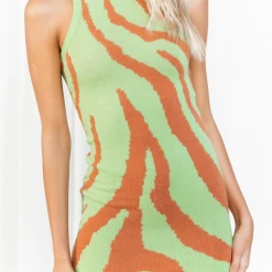 Thanne Jaz Mini Dress (Green) Dresses