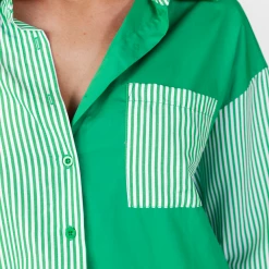 Into Fashions Toby Shirt (Green/Stripe) New Arrivals 11 Into Fashions Toby Shirt (Green/Stripe) New Arrivals