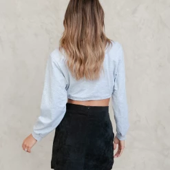 Pink Diamond Tops Simone Top (Grey)