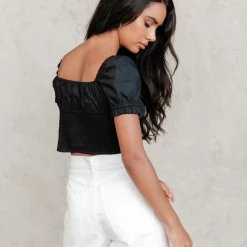 Pink Diamond Tops Jackie Top (Black)