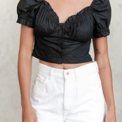 Pink Diamond Tops Jackie Top (Black)