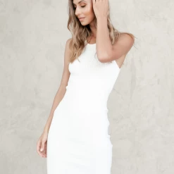 Pink Diamond Modern Day Mini Dress (White)