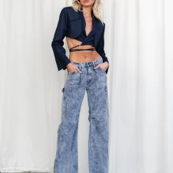 Miami Vice Pants (Blue Denim) - By Lioness Bottoms