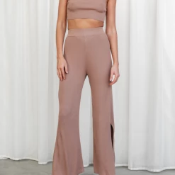 Thanne Sets + Co-ords Temporary Love Pants (Brown)